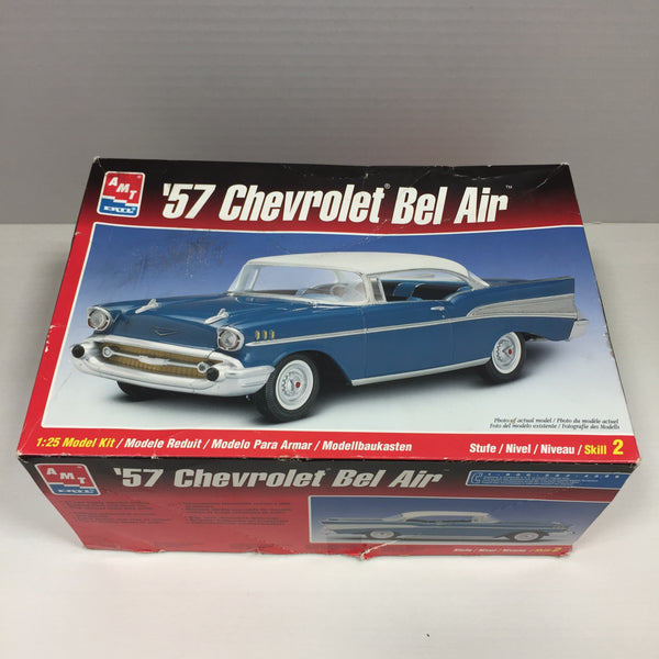 品番0502　1/25スケール　未組立　1957年 Chevrolet Bel Air　シボレー ベルエア クラシック　モデルキット　プラモ　ヴィンテージ　011