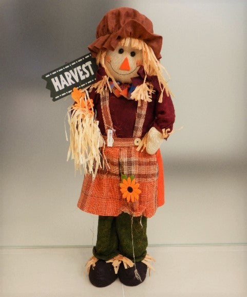 品番0397　Mrs Scarecrow Standing　ミセス・スケアクロウ・スタンディング　かかし　ハロウィンドール　ヴィンテージ