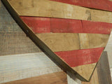 品番4988　デコール　USA国旗　星条旗　ハート型　インテリア　ディスプレイ　ヴィンテージ　千葉店