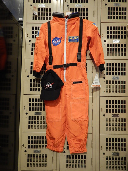 品番2215　NASA 子供スーツ　オレンジ　キャップ付き　宇宙飛行士　コスチューム　ヴィンテージ　011