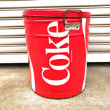 品番4163　 コカ・コーラ　Coca Cola  缶　1983年頃　ブリキ缶　ティン缶　レッド　ヴィンテージ　千葉店