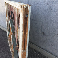 品番4576　木製 アート　ウッドウォールアート　アートボード　ディスプレイ　ヴィンテージ　千葉店