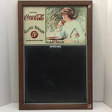 品番0714　Coca-Cola コカコーラ　1978年頃　チョークボード　メニューサイン　黒板　ヴィンテージ　千葉店
