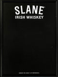 品番0552　サインボード　SLANE IRISH WHISKEY　スレイン アイリッシュウイスキー　壁掛　ブラック　看板　アメリカン雑貨　金沢店