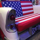品番0036　Chevrolet Design American flag sofa / シボレー デザイン アメリカンフラッグ ソファー　011